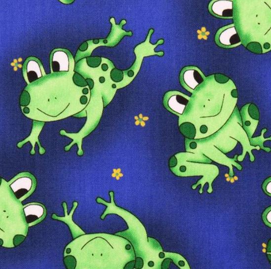 Happy Frogs - Half Metre Lengths