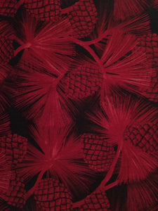 Outdoor Splendor Pine Cones Red - Half Metre Lengths