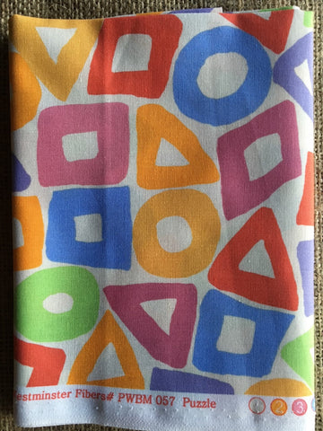White Background Puzzle PWBM057 by Brandon Mably - $7.00 Half Yard Cut