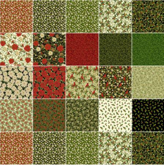 Ode to Joy 40 x 2 1/2" Strips by Kanvas Studio - Metallic Christmas Prints