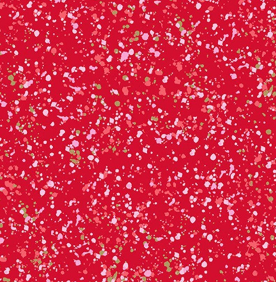 Love Potion by Libs Elliott Greatest Hits Vol 1 A8739-ME Red - Half Metre Cuts