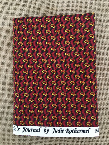 Reproduction Macie's Journal Design 2363 Maroon by Judie Rothermel for Marcus Fabrics - $7.00 Half Yard Cut