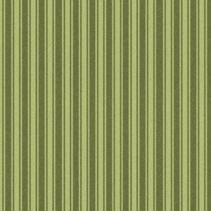 Wild Rose Green Tonal Stripe Flannel by Marti Michell - Half Metre Lengths