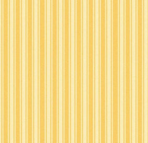 Wild Rose Yellow Tonal Stripe Flannel by Marti Michell - Half Metre Lengths