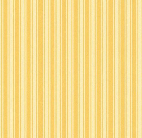 Wild Rose Yellow Tonal Stripe Flannel by Marti Michell - Half Metre Lengths