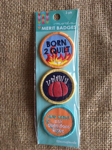 Moda Embroidered Merit Badges #8 - 3 Pack