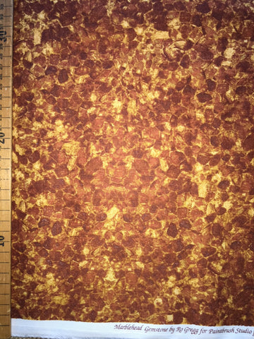 Marblehead Gemstone Pearl Rust Brown - Half Metre Lengths