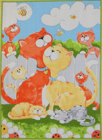 Purrl the Cat Panel by Suzybee
