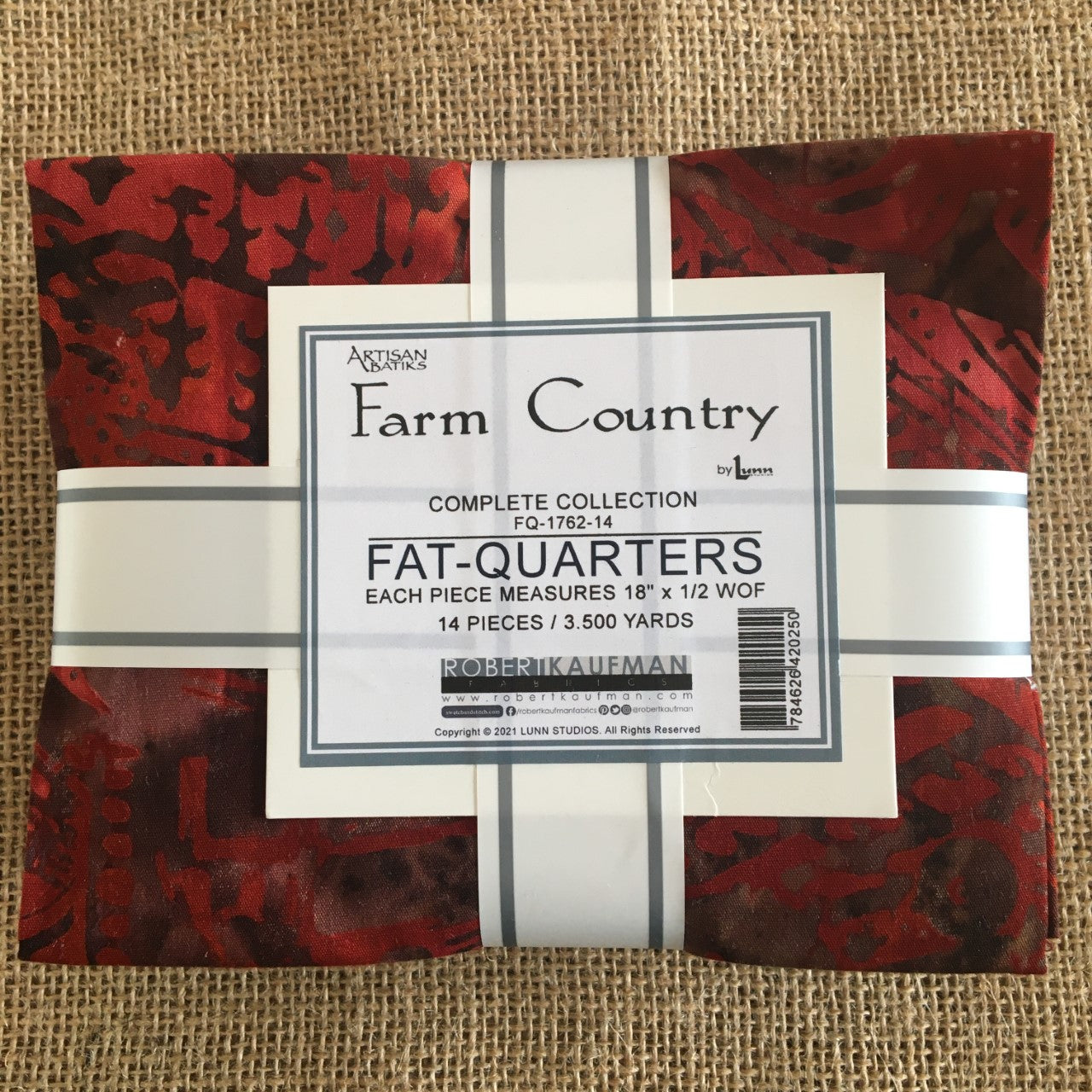 Artisan Batiks Farm Country Collection - 14 Fat Quarters Pack Bargain Priced
