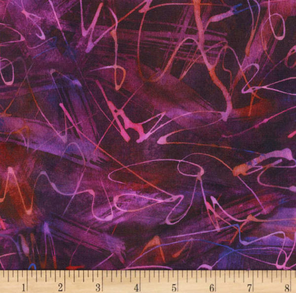 Chromatic Trails 18627-233 Berry Scribbles - Half Metre Lengths