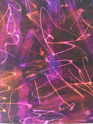 Chromatic Trails 18627-233 Berry Scribbles - Half Metre Lengths