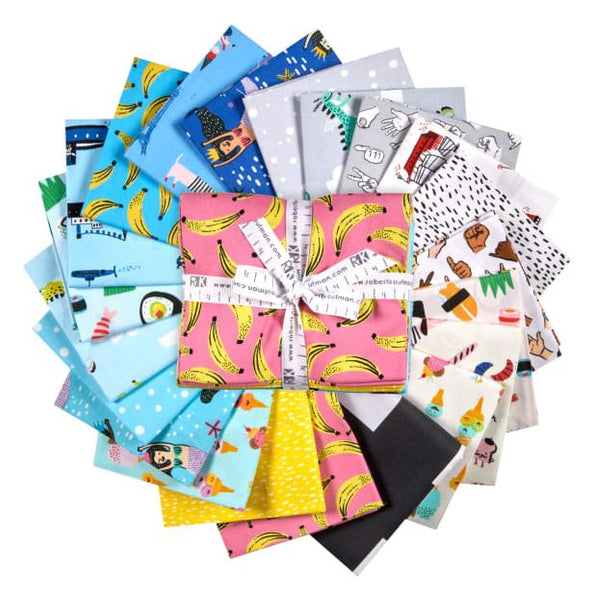 Hello Lucky Fat Quarter Bundle -  21 Pieces Including Panel Bargain Priced