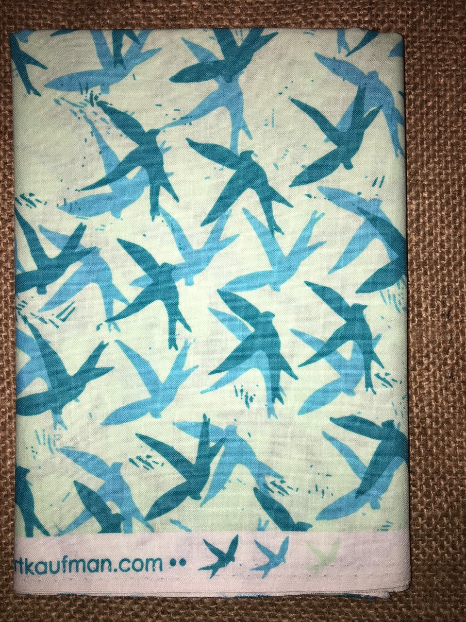 Marmalade Dreams Birds AVW-17900-64 Azure by Robert Kaufman - $5.00 Half Yard Cut