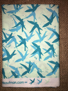 Marmalade Dreams Birds AVW-17900-64 Azure by Robert Kaufman - $5.00 Half Yard Cut