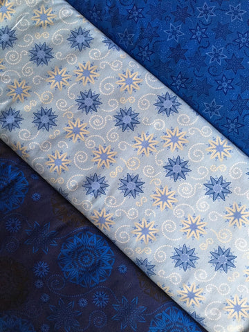 Bohemian Blues -  3 x Half Metre Cuts