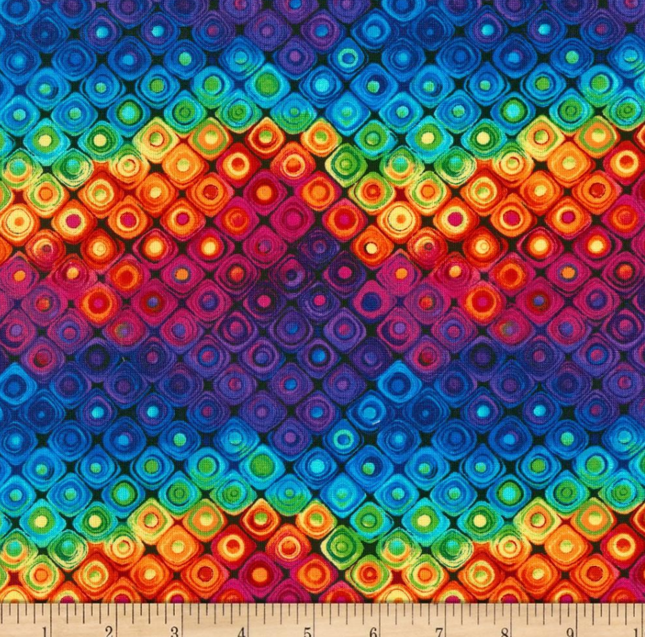 Fantasy Forest Geo Bright designed by Chong-A Hwang C5757 - Half Metre Cuts