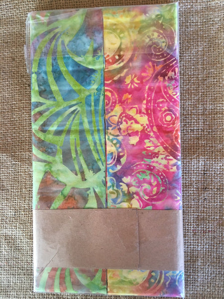 Festival 20 x 2 1/2 inch Strip Junior Tonga Treat - Batik