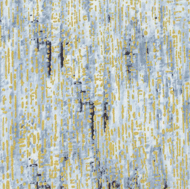 Gilded City Metallic CM8157 Light Grey Timeless Treasures - Half Metre Lengths