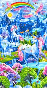 Majestic Unicorn Panel - 24 Inches