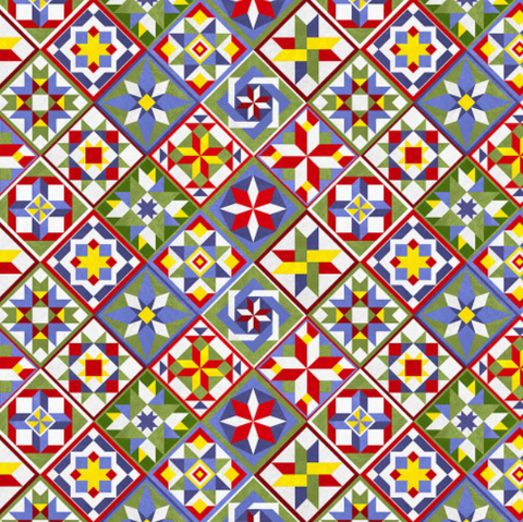 Hen House Quilt Design C8782 by Timeless Treasures - Half Metre Cuts