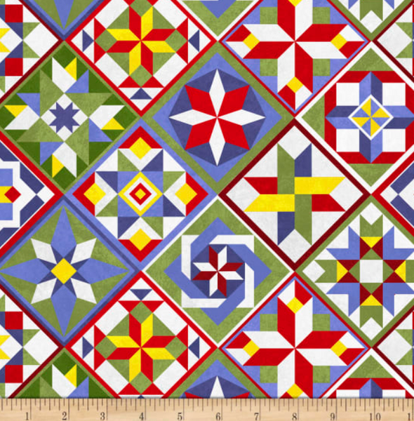 Hen House Quilt Design C8782 by Timeless Treasures - Half Metre Cuts