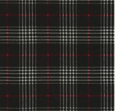 Tailor Plaid Flannel # CF-5329 Black Background - Half Metre Lengths