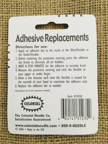 Adhesive Replacements for the Colonial UltraThimble - Item #SM201