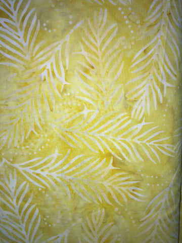 Wilmington Batik # 22191 Yellow - Half Metre Cuts