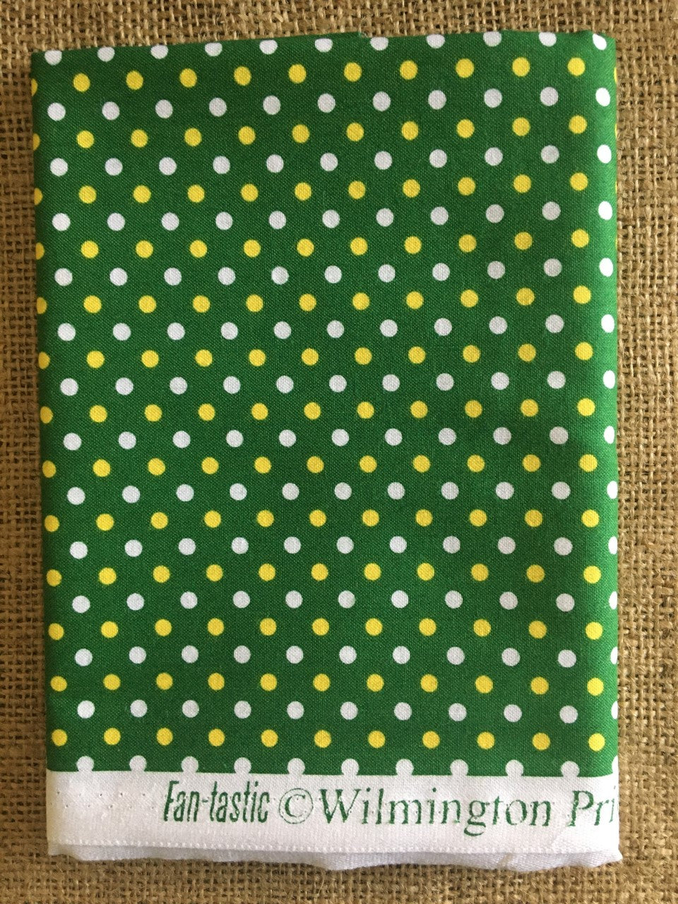 Green Fan-tastic Pokka Dots by Wilmington Prints - $5.00 Half Yard Cut