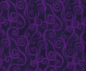 Wilmington Prints Purple Swirl Scroll 108 inches wide x 1.8 metres - 2078-606